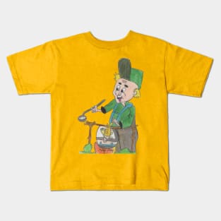 Fisherman Cooking Fish Soup Kids T-Shirt